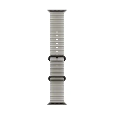 49mm Translucent Grey Ocean Band - Black Titanium Finish