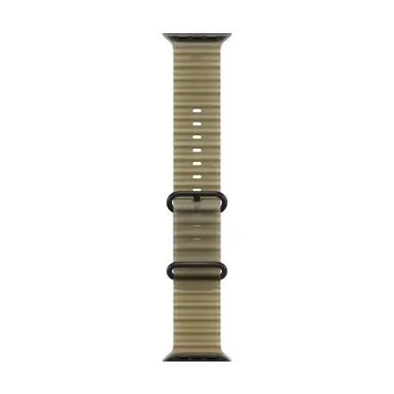 49mm Translucent Kelp Ocean Band - Black Titanium Finish