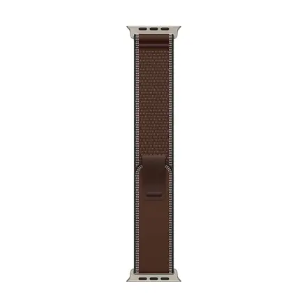 49mm Dark Umber Trail Loop - M/L - Natural Titanium Finish