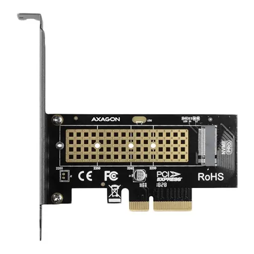 SSD ACC ADAPTER PCIE NVME/M.2/SP&LP PCEM2-N AXAGON