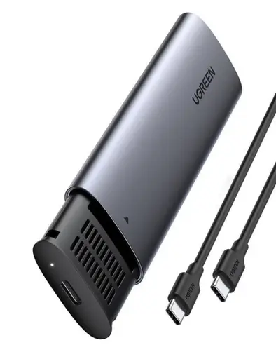 Ugreen 10902 saugojimo diskų korpusas SSD korpusas Pilka M.2