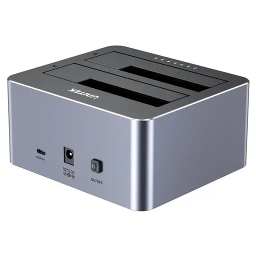 UNITEK KLONAVIMO STOTIS 2X SATA 2.5" 3.5" USBC 10GB