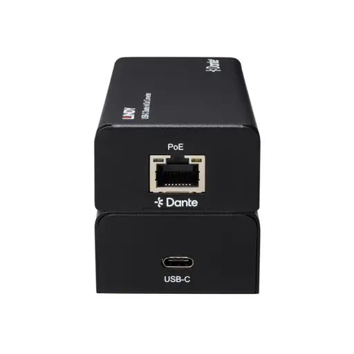 Garso Keitiklis - Lindy USB C Dante In/Out Keitiklis, 100Mbps, AES67, Juodas