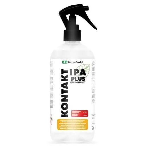 Skystis su purkštuvu, skirtas optinių komponentų užterštumui pašalinti Kontakt IPA Plus AGT-252 500 ml