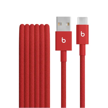 Apple USB-A to USB-C Woven Cable (1.5 m) - Rapid Red