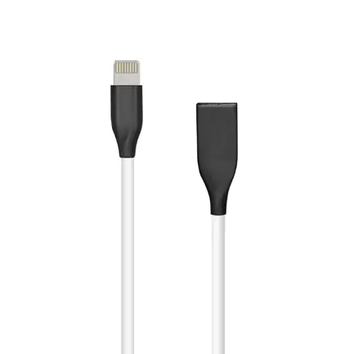 „Lightning“ USB Laidas - Papildomas Skaitmeninis Silikoninis USB-A–„Lightning“ Laidas, 2 m, Baltas