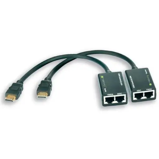 TECHLY 301153 HDMI extender by Cat.5e/6 cable up to 30m