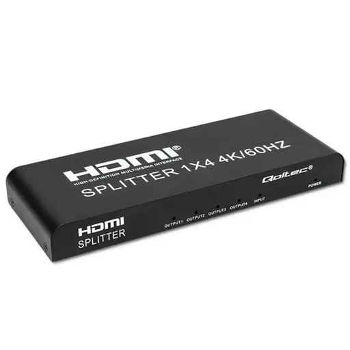 Qoltec 51799 Aktyvus HDMI skirstytuvas 4 x HDMI 4K x 2K