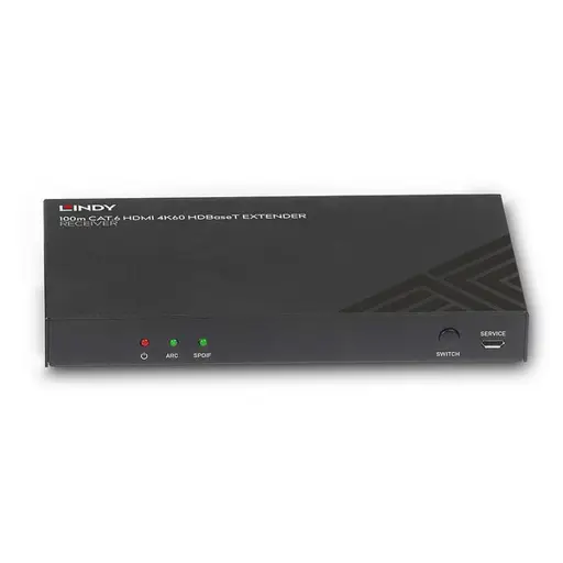 AV Imtuvas - LINDY Cat.6 HDMI 4K60 HDBaseT Imtuvas, Garsui, IR, RS-232, 100 m