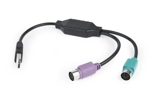 Gembird Adapteris iš USB į -> 2 portai PS2 (pelė ir klaviatūra)