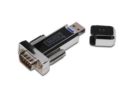DIGITUS Converter USB1.1 to Serial incl. USB A/M USB A/F cable 80cm