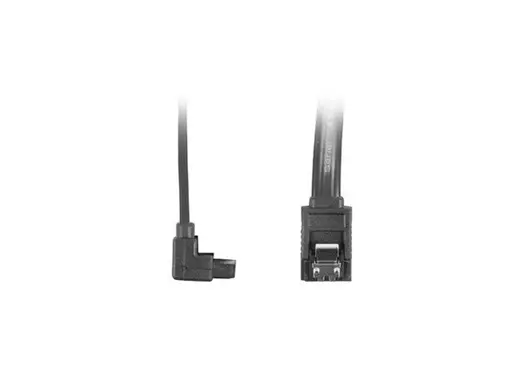 Lanberg SATA Data III (6GB/s) Cable 50CM Angled Metal Clips
