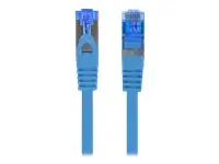 LANBERG Patchcord Cat.6A S/FTP LSZH CCA 0.25m blue