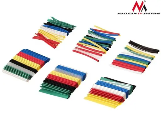 MACLEAN MCTV-679 Maclean MCTV-679 Heat-Shrink Tubing Sleeving Tube Wire Kit Set 196 pcs
