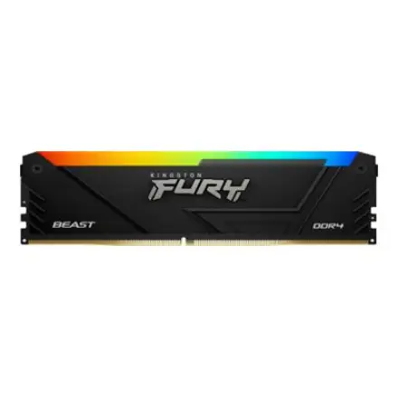 KINGSTON 64GB 3200Mhz DDR4 CL16 DIMM (Kit of 4) 1Gx8 FURY Beast RGB