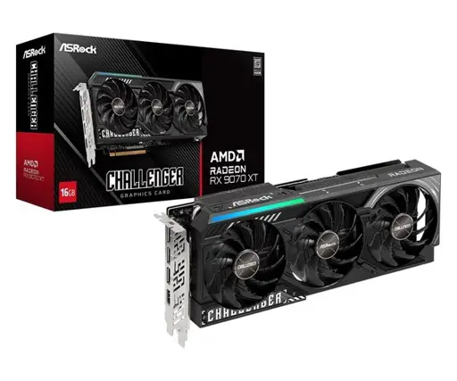 AMD Radeon™ RX 9070 XT Challenger 16GB GDDR6, HDMI DisplayPort