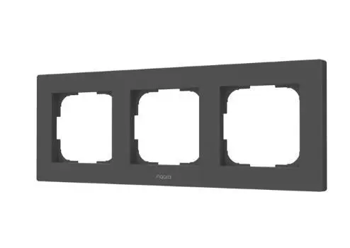SMART SWITCH FRAME H2 (3-GANG)/GRAY FE-X02D-G AQARA