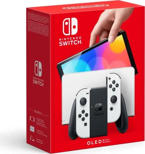 Nintendo Switch (2021) OLED balta žaidimų konsolė
