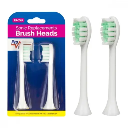 Replacement brush set Promedix PR-745 W white