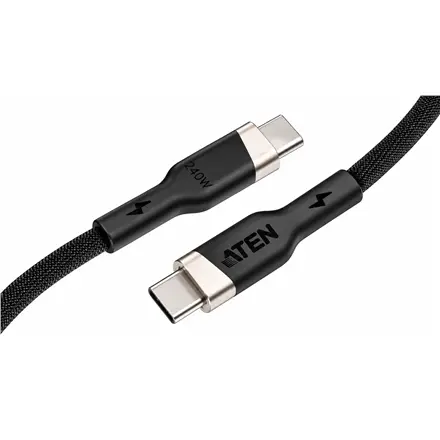 Aten 240W USB-C to USB-C Braided Charging Cable, 2 m