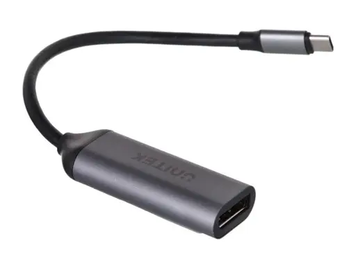 UNITEK V1415C ADAPTER USB-C - DisplayPort 1.4 8K 60Hz 15cm ALU
