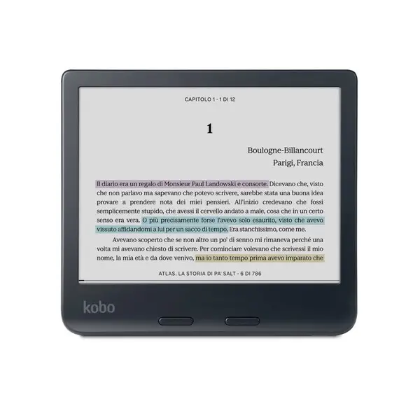 Rakuten Kobo Libra Colour elektroninių knygų skaityklė Lietimui jautrus ekranas 32 GB „Wi-Fi“ Juoda – 3