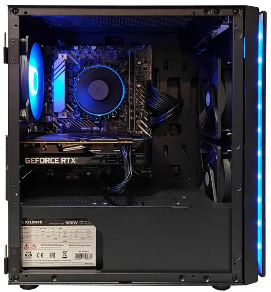 Asmeninio komp. komplektas SMART GAMER PLUS: Intel® Core™ i3-14100F 4 branduolių/8 gijų, 3.5- 4.7 GHz – 3