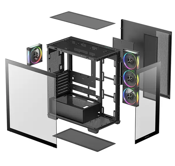 Asmeninio komp. komplektas ZEN GAMER (Powered by ASUS): AMD Ryzen™ 5 9500F 3.8-5 GHz (6 branduolių, 12 gijų procesorius) – 8