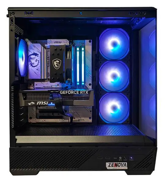 Asmeninio komp. komplektas ZENOVA PRO (Powered by MSI): AMD® Ryzen™ 7 7700 3.8 - 5.3Ghz (8 branduolių, 16 gijų procesorius) – 4