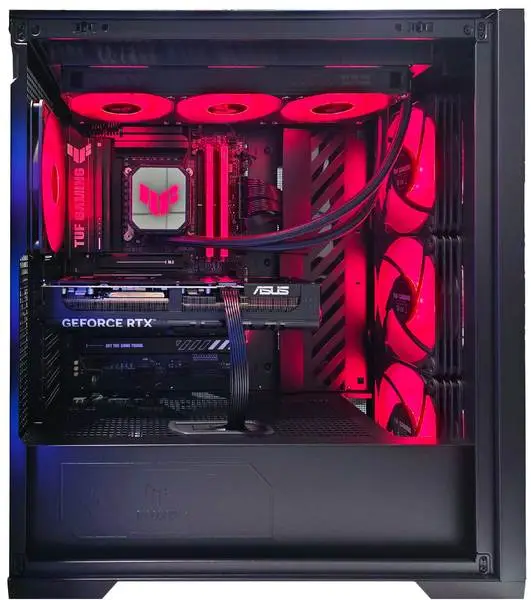Asmeninio komp. komplektas TUF NEXT (Powered by ASUS): AMD® Ryzen™ 7 9800X3D (8 branduolių, 16 gijų procesorius) – 5