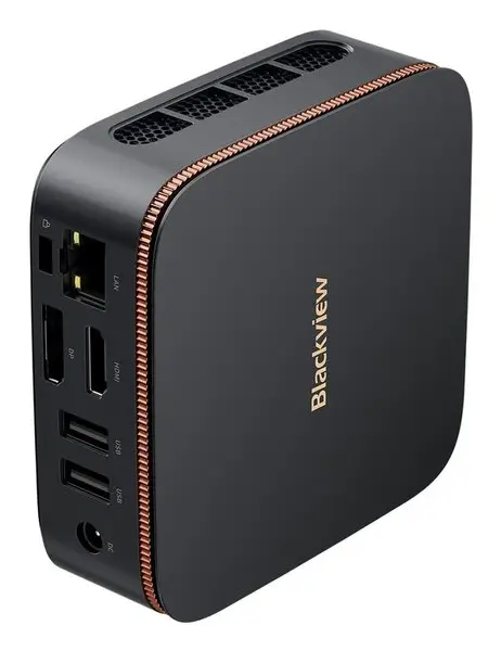 Mini kompiuteris „Blackview MP20“ su „Ryzen 3 3300U“, 8 GB RAM, 256 GB SSD, „Windows 11 Pro“, juodos spalvos – 5