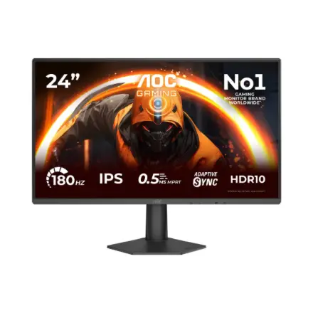 AOC 24G50F 180Hz (OC) LED GAMING monitorius su IPS technologija