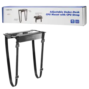 LOGILINK EO0009 - Adjustable under-desk CPU mount with strap – 8