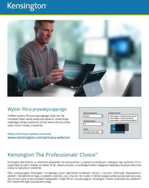 Kensington Privacy Screen 27 inch. 16:9 – 5