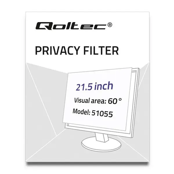 QOLTEC Privatizing filter RODO 21,5 inch 16:9 – 7