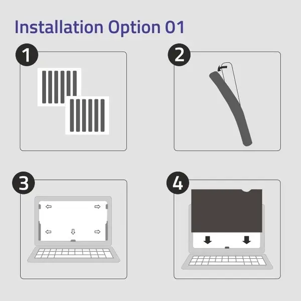 QOLTEC Privatizing filter RODO 23 inch 16:9 – 10