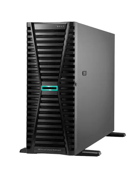 HPE ProLiant Compute ML350 Gen12 6505P 12c 1P 1x32GB-R 4LFF MR408i-o 2x4TB HDD 2x1000W PS EU Server – 2