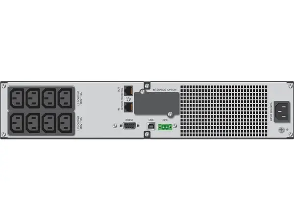 UPS LINE-INTERACTIVE 1000VA 8X IEC OUT, RJ11/RJ45 .IN/OUT, USB/RS-232, LCD, RACK 19'' – 3
