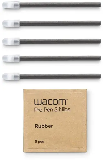 Wacom stylus nibs Pro Pen 3 Rubber 5pcs