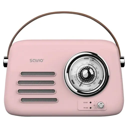 Portable radio RS-03 pink SAVIO