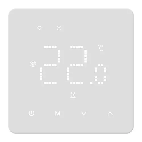 TUYA Programuojamas termostatas dujų katilui, Wi-Fi, 3A, 230VAC (Baltas)