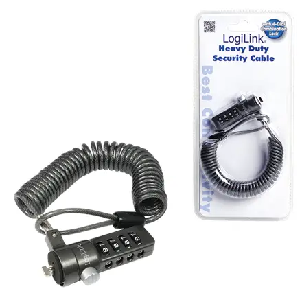 LOGILINK NBS004 LOGILINK - Laptop anti-theft lock, Black – 2