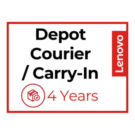 Lenovo Warranty 4Y Courier/Carry-in upgrade from 3Y Courier/Carry-in – 2