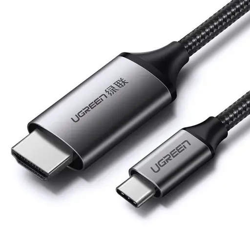 UGREEN USB-C–HDMI kabelis, 4K, UHD, 1,5 m, juodas