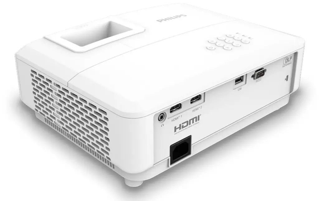 Projektorius - Philips PR-860 1080p, 2600 Liumenų, HDMI Baltas – 2