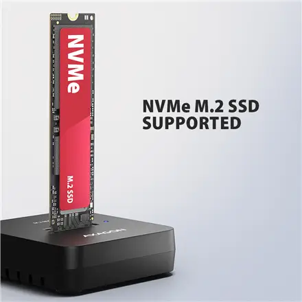 AXAGON USB-C 10Gbps docking station for M.2 NVMe SSD – 8
