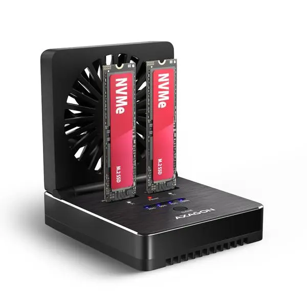 SSD ACC DOCK STATION USB-C/2XM.2 NVME ADSA-M2C22 AXAGON – 6