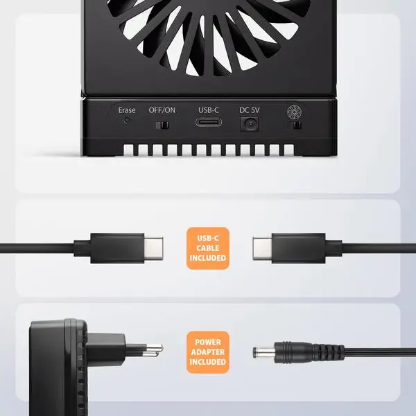 SSD ACC DOCK STATION USB-C/4XM.2 NVME ADSA-M2C44 AXAGON – 3