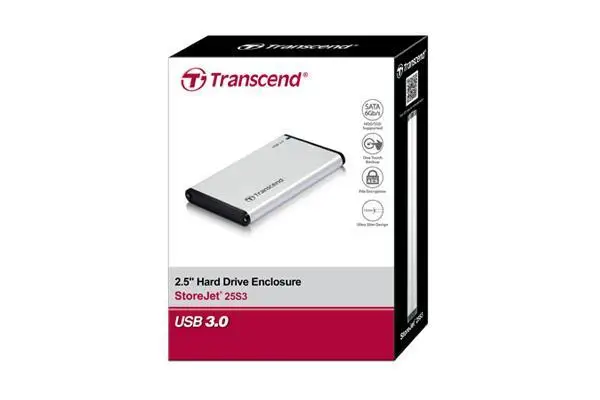 TRANSCEND StoreJet 25S3 SSD/HDD 0GB extern 6.4cm 2.5inch SATA 6GB/s Upgrade Kit – 7