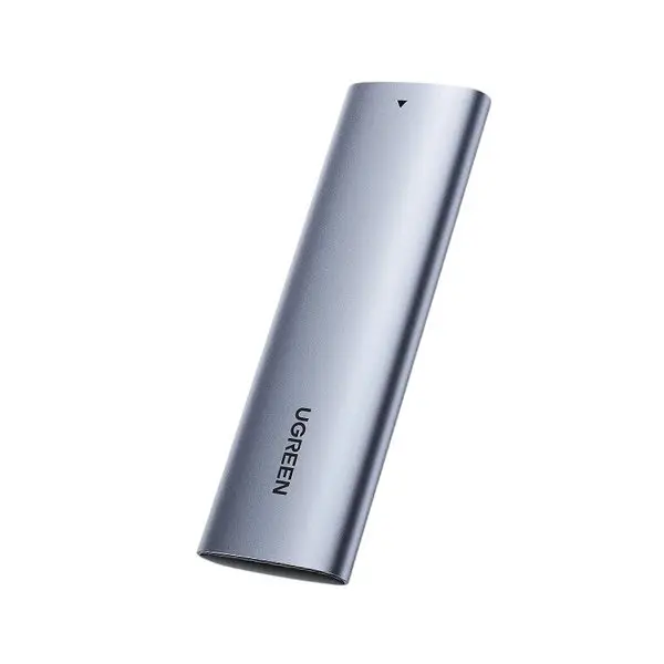 SSD Korpusas - UGREEN 10902 M.2 10 Gbit/s USB Type-C Aliuminio Pilkas – 5